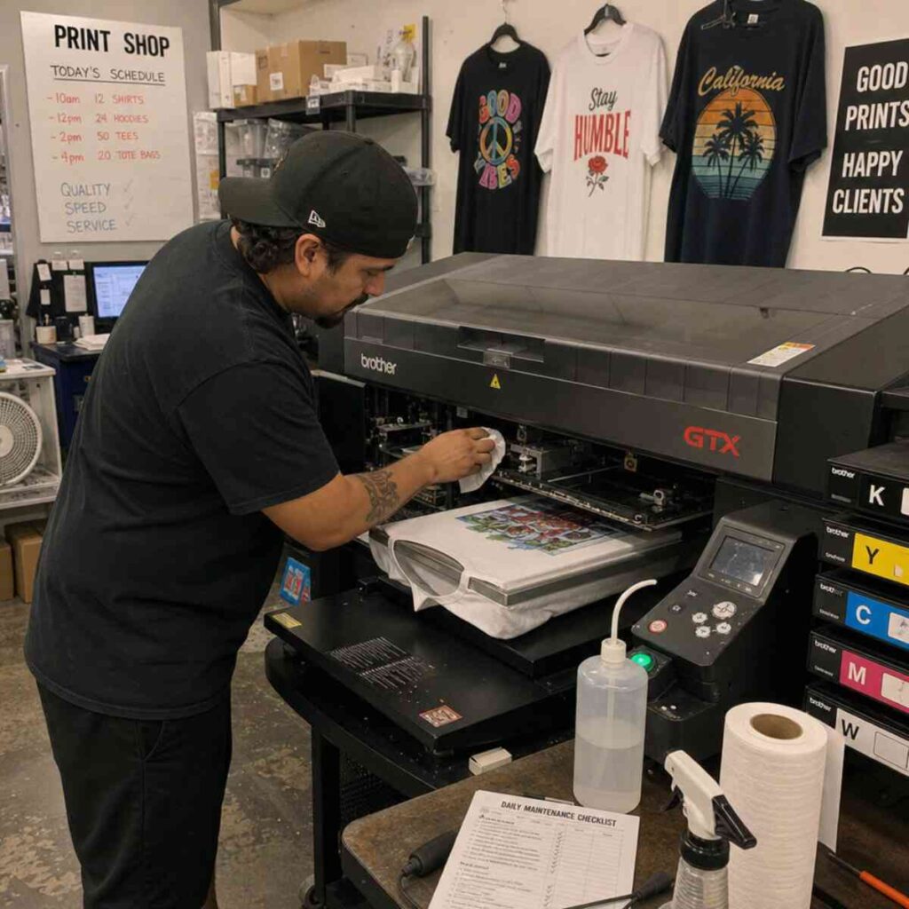 Maintenance and Care for DTG Printers 3 dtg printer